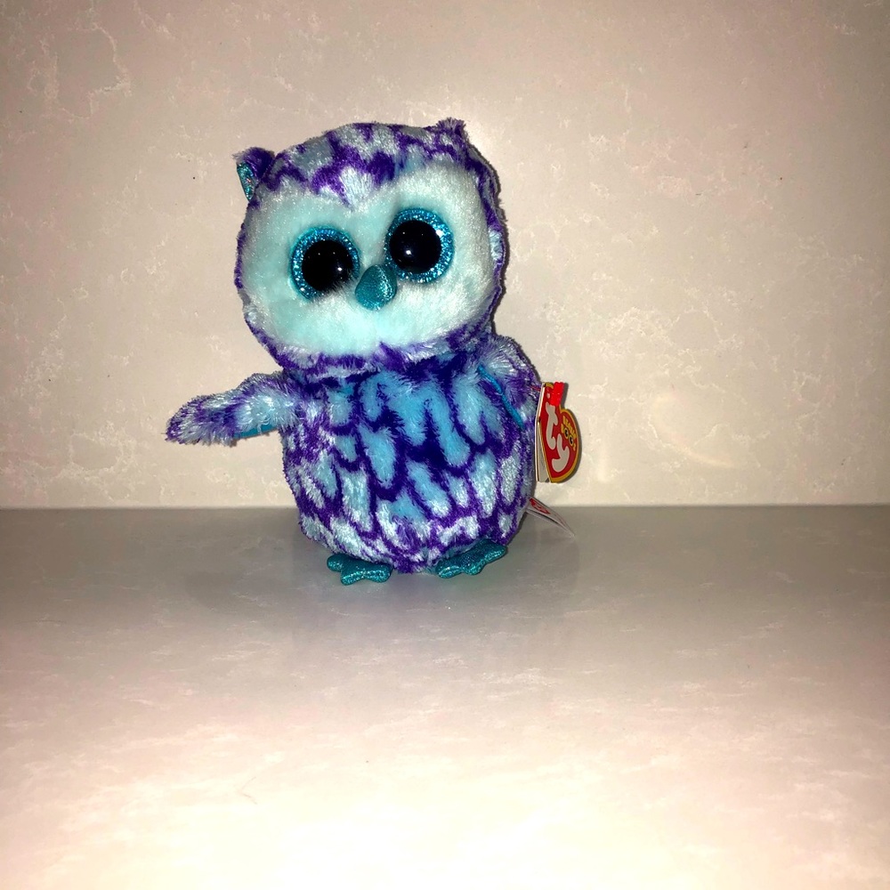 Ty Beanie Boos Oscar the Owl 6" Plush